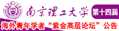 干骚逼网站南京理工大学第十四届海外青年学者紫金论坛诚邀海内外英才！